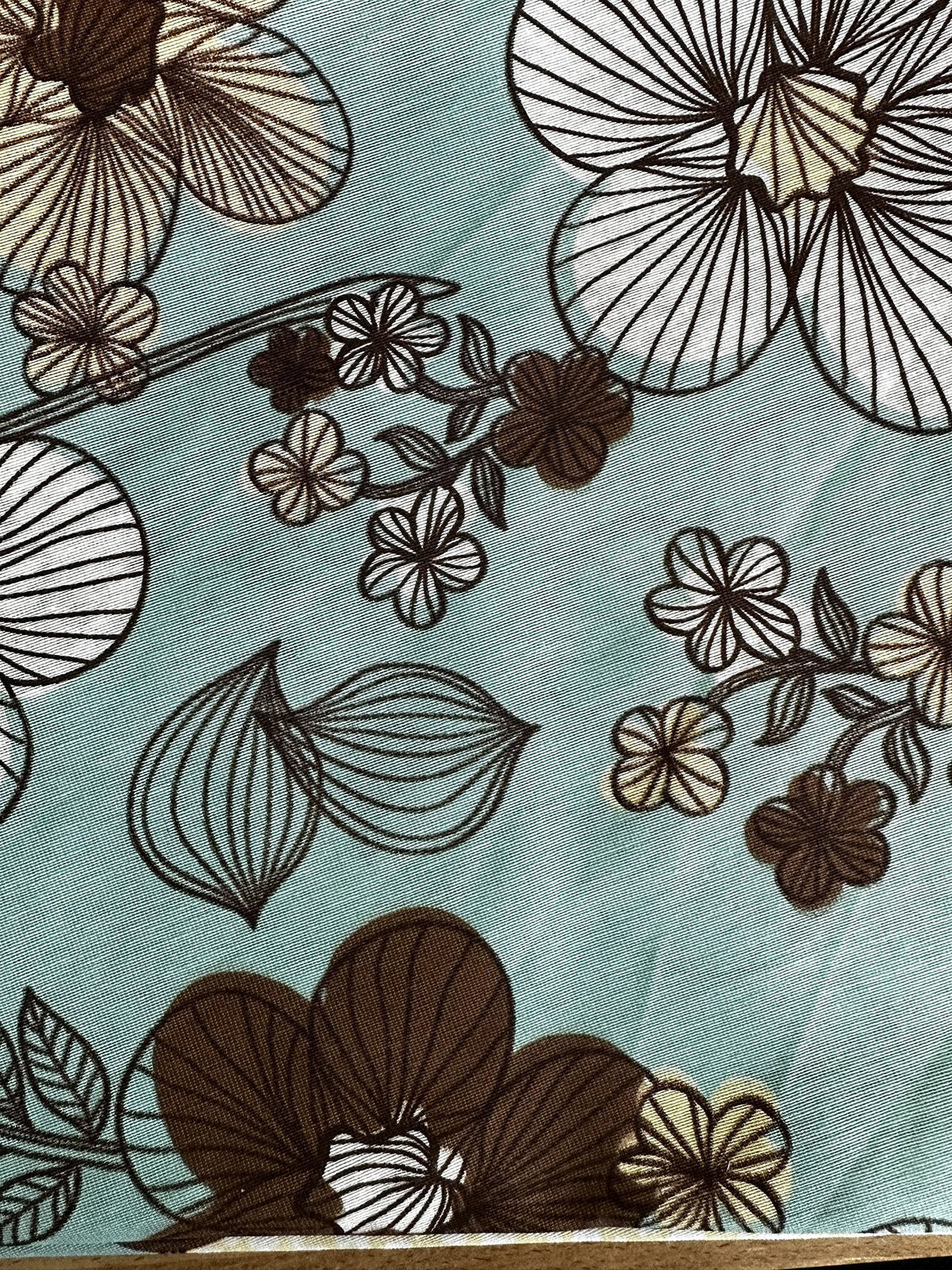 Holambra Forest Green Floral Rectangle Tablecloth