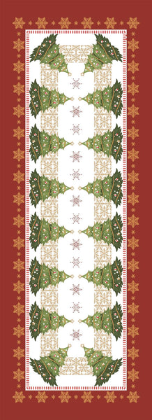 Christmas Table Set — Tablecloth, Runner & Placemats Bundle